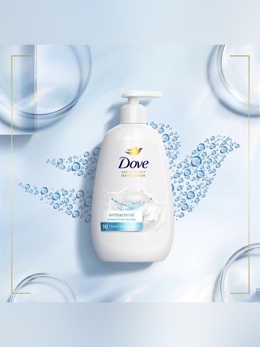 Dove Antibacterial Care & Protect Hand Wash - FULL SIZE